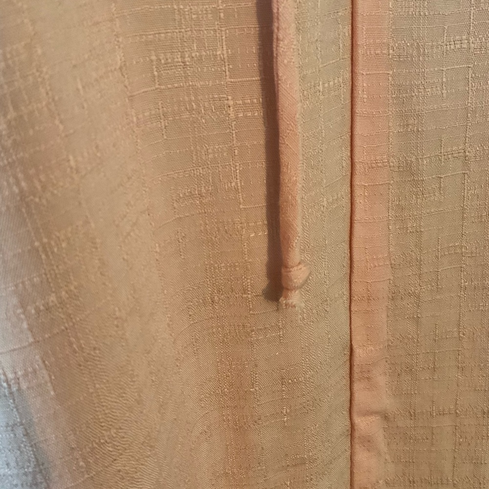 Pale Pink Entro Tunic Relaxed Fit Hi-Lo Hem Necktie Long Sleeve Classic - Picture 8 of 16